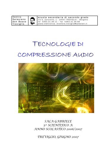 TECNOLOGIE DI COMPRESSIONE AUDIO - Matematicamente.it