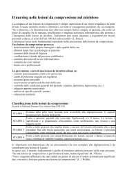 Il nursing nelle lesioni da decubito nel mieloleso - Somipar