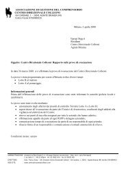 Rapporto prova evacuazione 2008.pdf - Centro Direzionale Colleoni