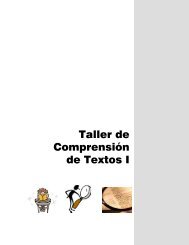 Taller de Comprensión de Textos I - Colegio de Bachilleres del ...