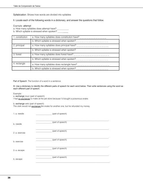 Taller de Comprensión de Textos I - Colegio de Bachilleres del ...