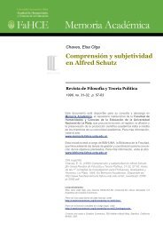 Comprensión y subjetividad en Alfred Schutz - Memoria Académica ...