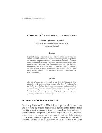 Comprension lectora y traducción - Onomázein