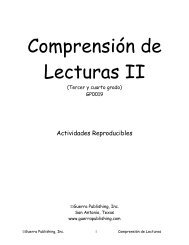 Comprensin de Lecturas II - Guerra Publishing