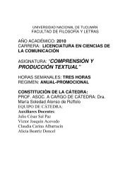 ASIGNATURA: “COMPRENSIÓN Y PRODUCCIÓN TEXTUAL”