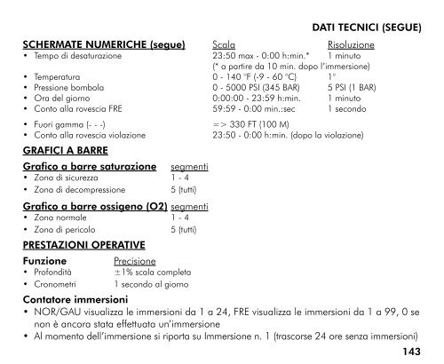 Manuale - Oceanic