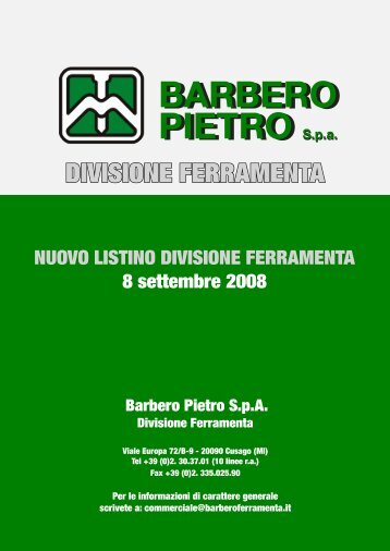 BARBERO PIETRO Spa - Fati S.a.s.