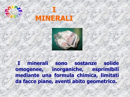 Laboratorio di MINERALOGIA E PETROGRAFIA