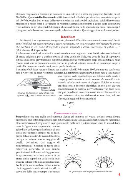 Compendio di relatività - Liceo Scientifico Galilei