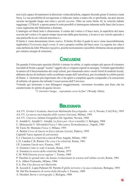 Compendio di relatività - Liceo Scientifico Galilei