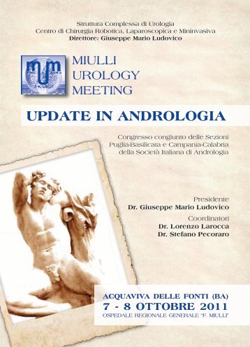 UPDATE IN ANDROLOGIA - F. Miulli