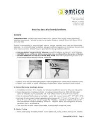 Stratica Installation Guidelines Revision 04 21 10 - Amtico