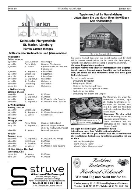 Lopautal Nachrichten 01/2011 - Amelinghausen