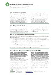 ADAHPT Case Management Model - NSW Health