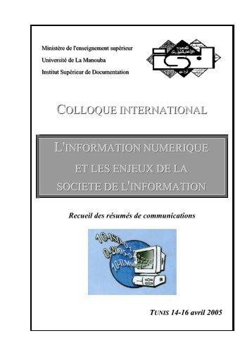 l'information numérique et les enjeux de la ... - smsi :: tunis 2005