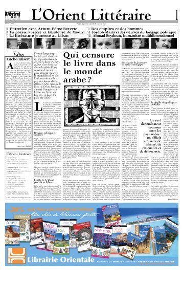 Qui censure le livre dans le monde arabe ? - L'Orient-Le Jour