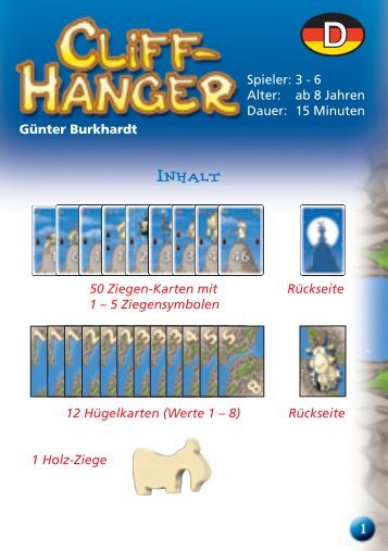 Cliffhanger mlv a13:layout 1 - AMIGO Spiel + Freizeit Gmbh