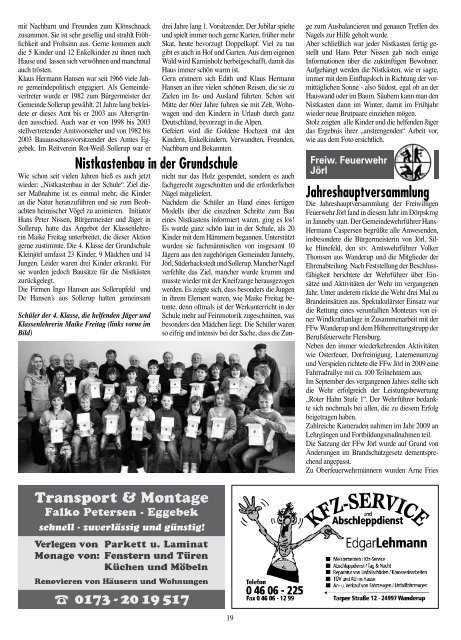 Nr. 4 · April 2010 · 38. Jahrgang Informationsblatt des ... - Amt Eggebek