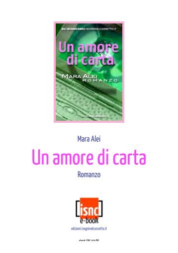 Mara Alei Romanzo - I Sogni nel Cassetto