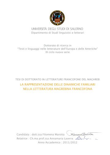 tesi F. Marotta.pdf - EleA@UniSA