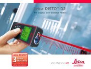 Leica DISTO™ D2 - Leica Geosystems