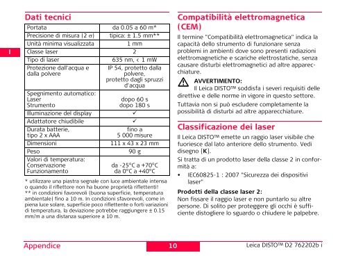 Leica DISTO™ D2 - Leica Geosystems