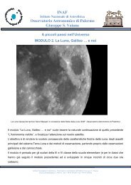 La Luna, Galileo … e noi - Osservatorio Astronomico di Palermo ...