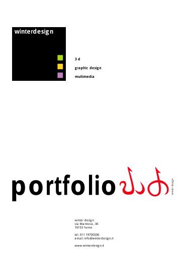 Portfolio works 2004 - winter design