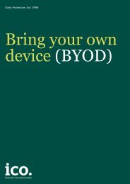 Bring your own device (BYOD)