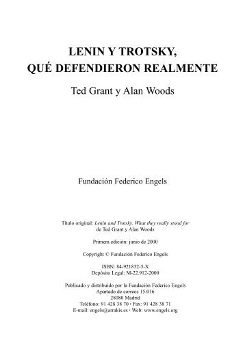 lenin y trotsky, qué defendieron realmente - Formación Política - PRD