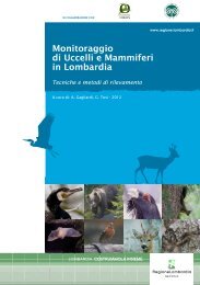 Monitoraggio di Uccelli e Mammiferi in Lombardia - Politiche ...
