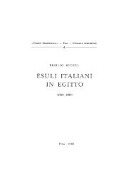 Esuli italiani in Egitto (1815 – 1861) - anpie