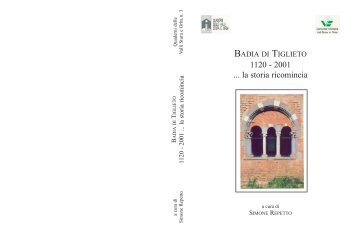 badia di tiglieto 1120 - 2001 ... la storia ricomincia - archiviostorico.net