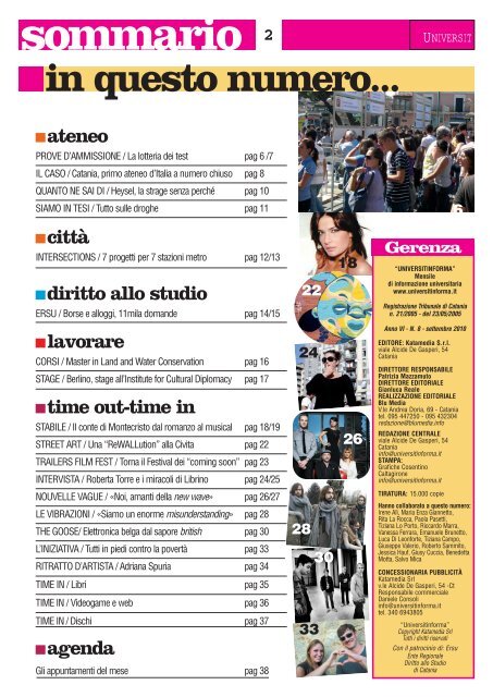 Settembre 2010 - Universitinforma