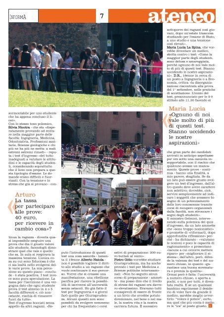 Settembre 2010 - Universitinforma