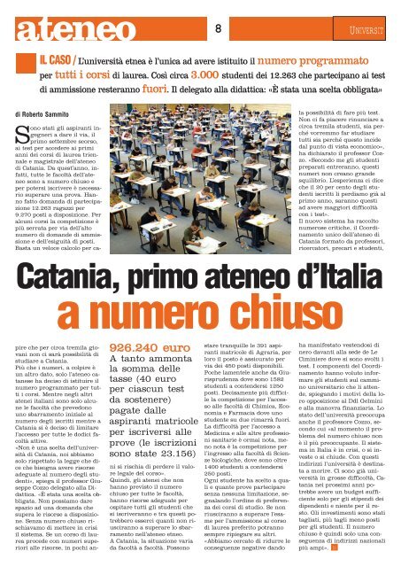 Settembre 2010 - Universitinforma