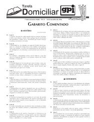 GABARITO COMENTADO - GPI