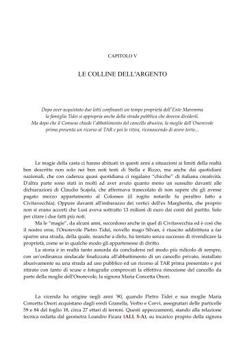 LE COLLINE DELL'ARGENTO - Lobbytidei.altervista.org