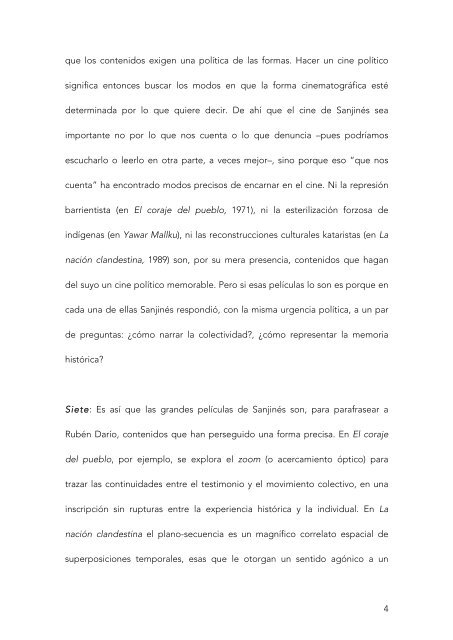 Diecisiete apuntes sobre Insurgentes de Jorge Sanjinés: teoría y ...