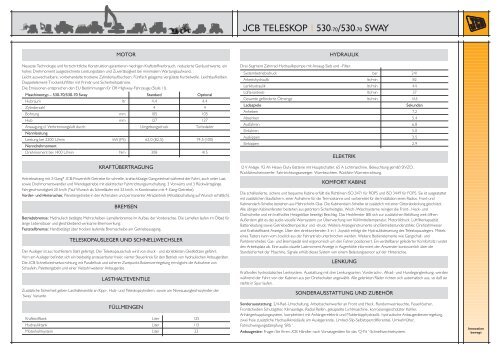 JCB TELESKOP | 530-70/530-70 SWAY - Abt ANLAGEN