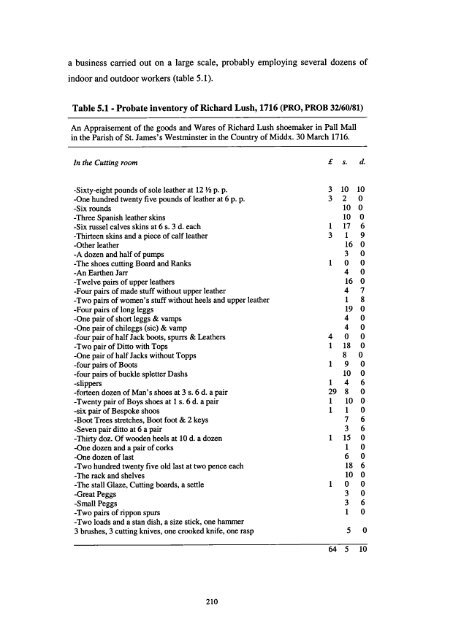 The Boot and Shoe Trades in London and Paris in the Long Eighteenth Century