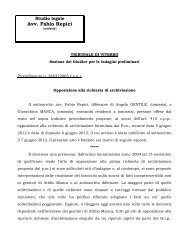 Scarica il testo dell'opposizione alla richiesta di archiviazione (pdf)