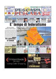 E' tempo di federalismo - PescaraPescara.it