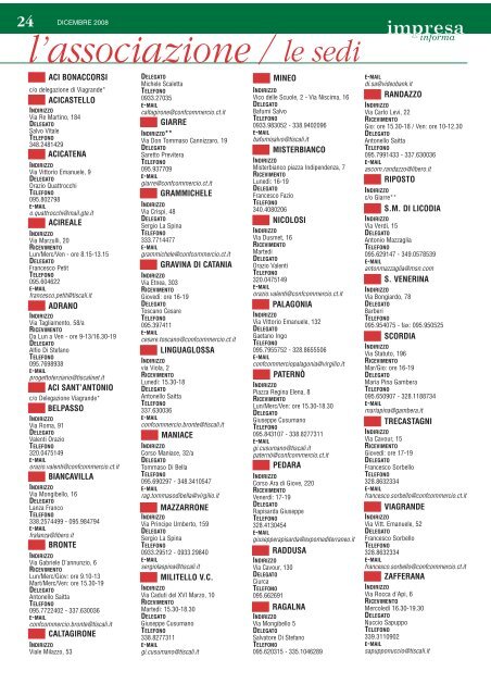 impresa informa anno v numero 4 - Confcommercio