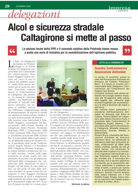 impresa informa anno v numero 4 - Confcommercio