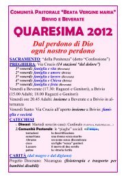 Scarica il testo in formato PDF - Comunità Pastorale 'Beata Vergine ...