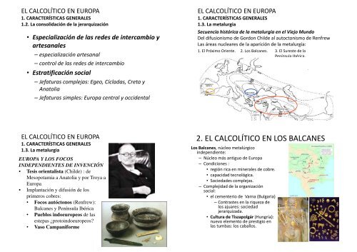 4.2. el calcolítico en europa - RUA