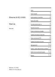 Ethernet & IEC 61850 Start Up - SIPROTEC