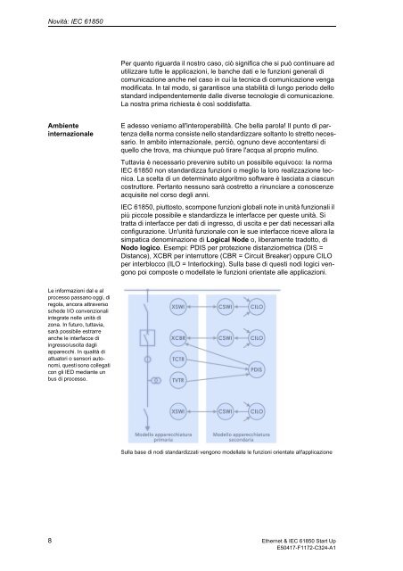 Ethernet & IEC 61850 Start Up - SIPROTEC