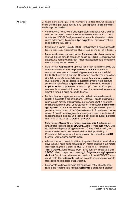 Ethernet & IEC 61850 Start Up - SIPROTEC